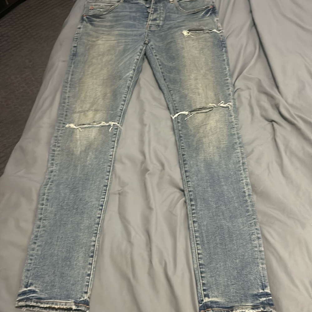 Purple brand skinny jeans size 33